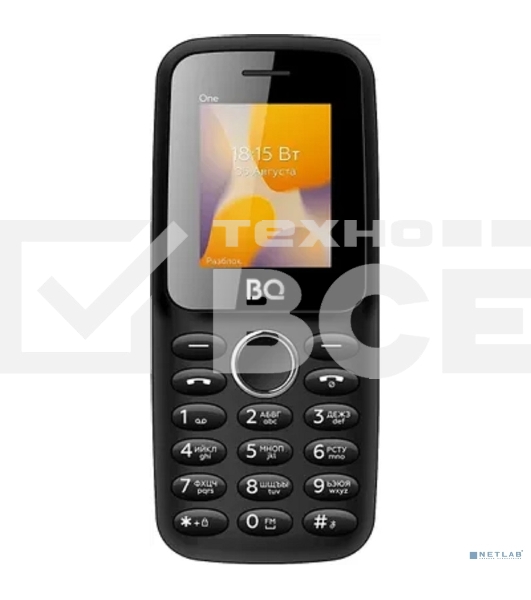 Мобильный телефон BQ 1800L One черный UNISOC SC T107