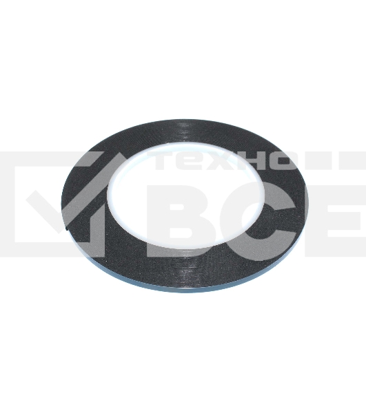 Скотч двусторонний черный вспененный для ТВ матриц 0,86 мм ширина 4 мм 10 м