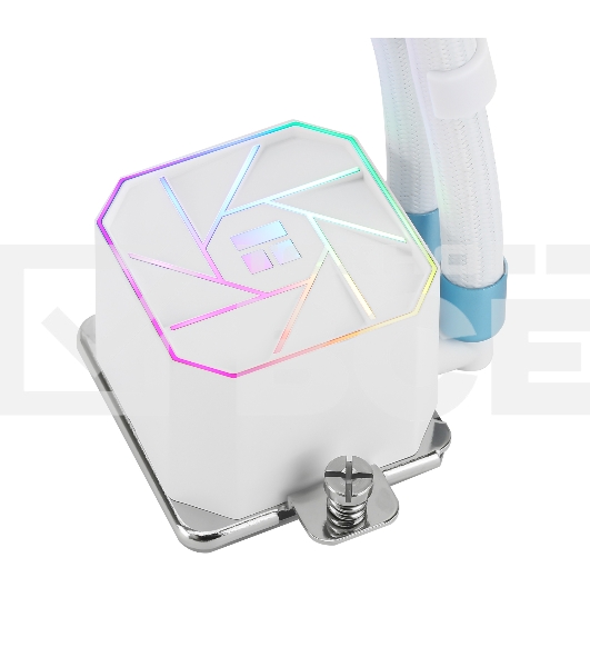 Водяное охлаждение для процессора Thermalright Aqua Elite 240 White ARGB V3 (240mm, White, ARGB/ Fans: 2x120mm, 66.17CFM, 25.6dBA, 1500RPM/ Pump height 53mm, 23dBA, 3300RPM, Rad thickness 27mm/ S: 1200, 1700, 1851, 2011, 2066, 115X, AM4, AM5)