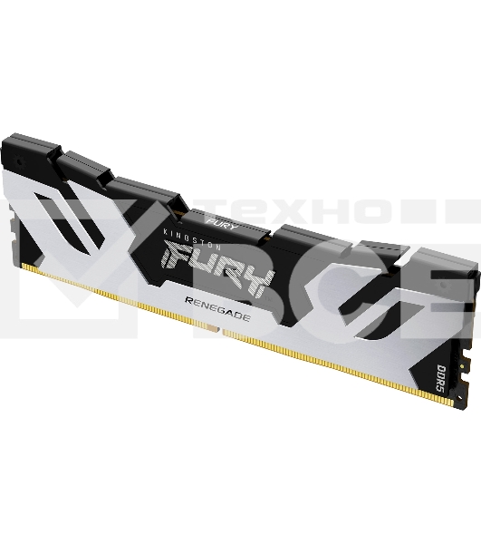 Оперативная память Kingston Fury Renegade, DDR5, 16GB (1x16GB), 6800MHz, CL36, DIMM, радиатор, серебристый