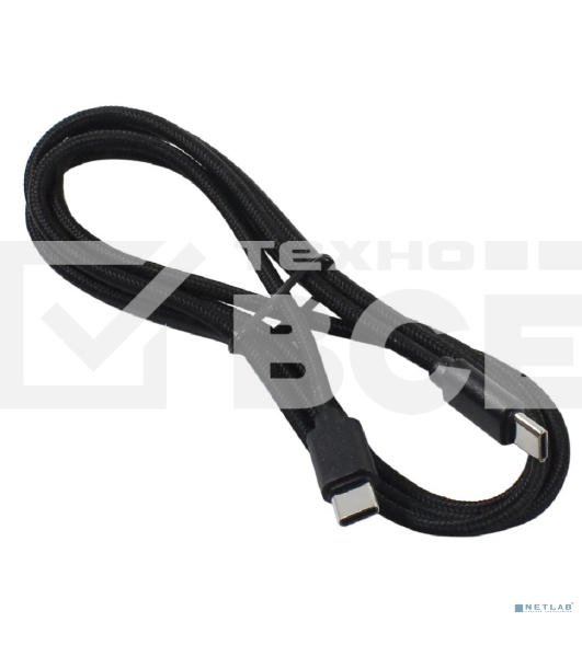 Кабель 5bites TC202-612B Type-C, CM-CM, 60W, 1.2M, черный