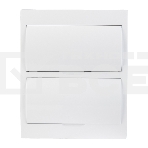 Бокс пластиковый Rexant ЩРН-П-24 IP41 белый (белая дверца), фото 1