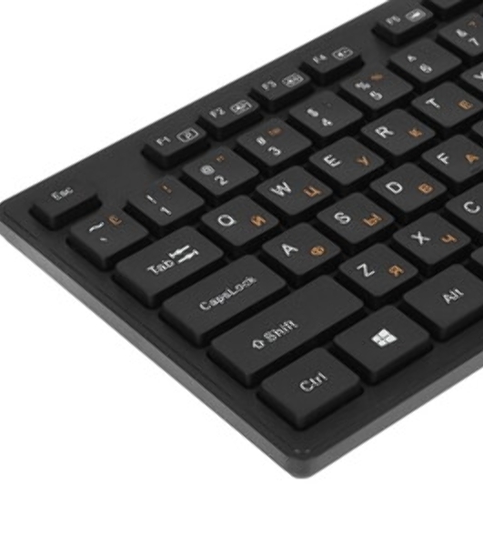 Клавиатура проводная Gembird KB-8360U, USB, черный