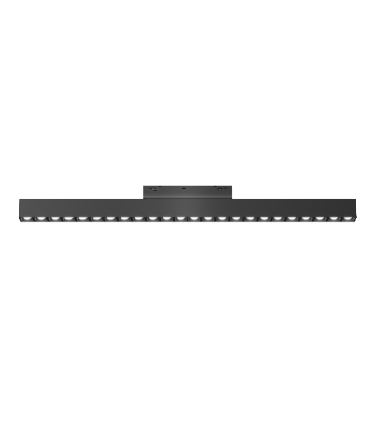 Трековый линейный светильник Ambrella light GL4515 BK черный IP20 24W 3CCT 3000-6000K SMART 48V 24° 435*22*25