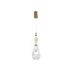 Светильник Ambrella light LH53181 BS/CL латунь/прозрачный E14 max 40W D140*1950, фото7