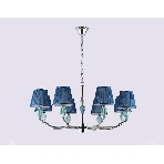 Люстра Ambrella light LH75063/8 CH/DB хром/темно синий E14/8 max 40W D870*810, фото6