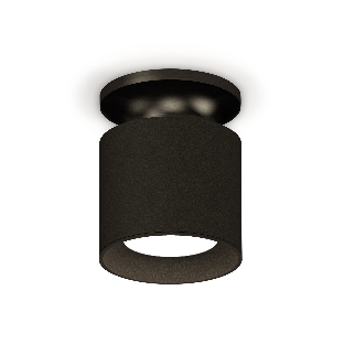 Светильник Ambrella Light XS7402063 SBK/PBK черный песок/черный полированный MR16 GU5.3 (N7926, C7402, N7021)