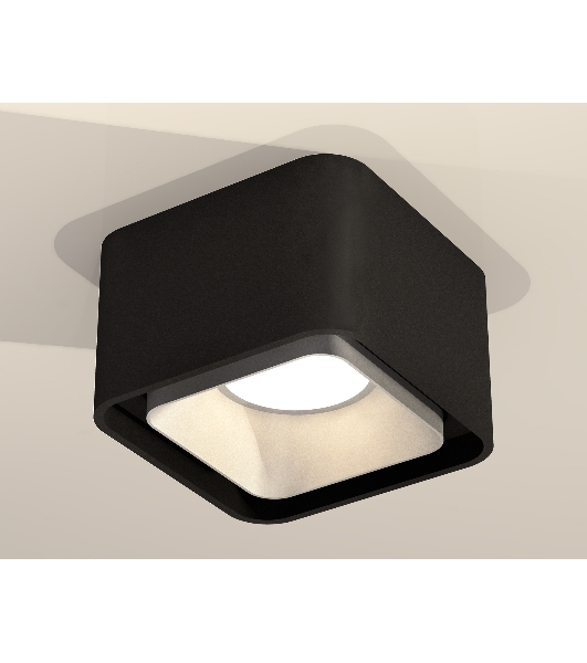 Светильник Ambrella Light XS7833003 SBK/SSL черный песок/серебро песок MR16 GU5.3 (C7833, N7703)