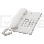 Телефон проводной Panasonic KX-TS2350RUW белый {повтор номера, регул-ка громкости, кр.на стену}, фото 1