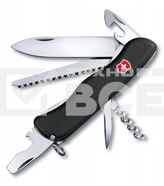 Нож перочинный Victorinox Forester (0.8363.3) 111мм 12функций черный карт.коробка