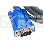 Кабель ATEN KVM Cable 2L-5303U Кабель для KVM: USB(Am)+DB15(m)+2*Audio (PC) -на- SPHD15(m)+2*Audio (KVM), 3м, фото3