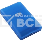 Внешний корпус для HDD/SSD AgeStar 3UBCP3 SATA пластик синий 2.5', фото2