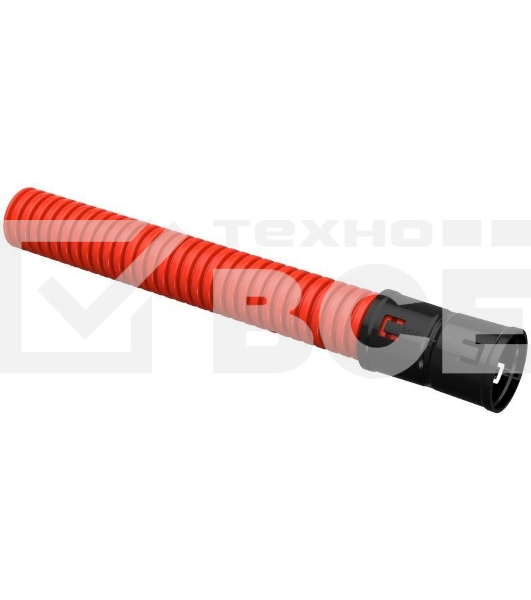 Труба гофрированная двустенная ПНД d40мм с муфтой SN20 красн. (уп.50м) IEK CTG12-040-K04-050-R