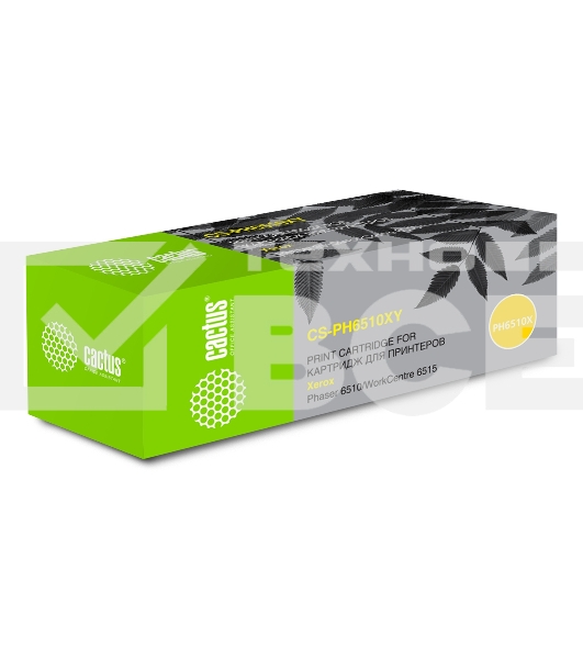 Картридж лазерный Cactus CS-PH6510XY (106R03695) желтый (4300 стр.) для Xerox Phaser 6510/WC6515