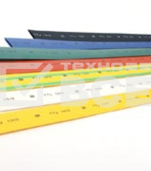 Трубка термоусадочная ТТУ 12/6 желт./зел. 1м IEK UDRS-D12-1-K52