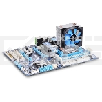 Кулер для процессора DEEPCOOL ICE EDGE MINI FS V2.0 синий, 80 мм, алюминий/медь, 2200 об/мин, 24.7 дБ, 3 pin, 100 Вт, 112 мм, фото 1