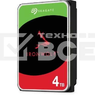 Жесткий диск Seagate 4TB Ironwolf (ST4000VN006) {SATA 6.0Gb/s, 7200 rpm, 256mb buffer, 3.5