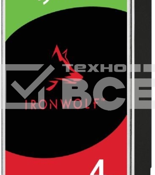 Жесткий диск Seagate 4TB Ironwolf (ST4000VN006) {SATA 6.0Gb/s, 7200 rpm, 256mb buffer, 3.5
