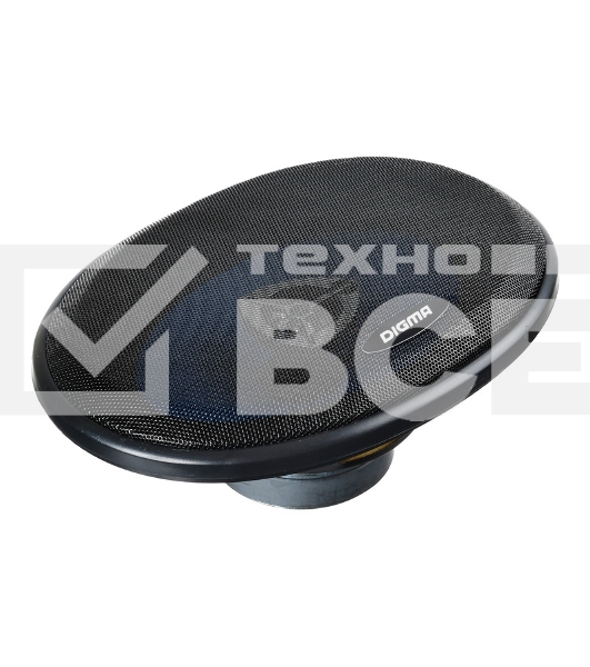 Колонки автомобильные Digma DCA-B693 300Вт 90дБ 4Ом 15x23см (6x9дюйм) (ком.:2кол.) коаксиальные трехполосные