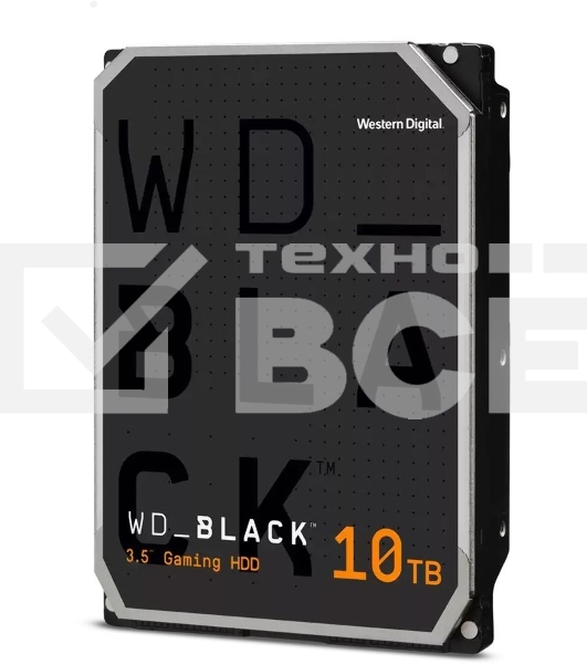Жесткий диск Western Digital SATA 10TB 7200RPM 6GB/S 256MB BLACK WD101FZBX