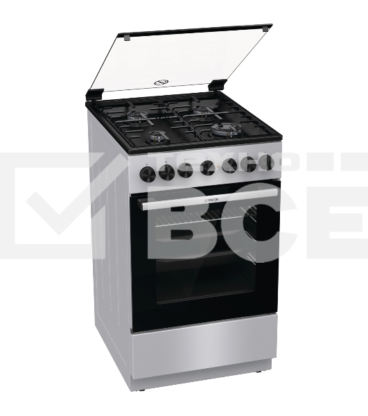 Комбинированная плита Gorenje GK5B40SH серебристый