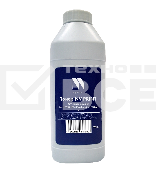 Тонер NVP HP 252 (250г) Yellow для CF402A, W2032A/X, W2072A, W2212A/X, W2412A, HP Color LaserJet M252, M274, M277,  150, 178, 179, M255, M282, M283, M182, M183 Premium 