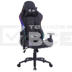 Кресло игровое Cactus CS-CHR-0099BLR черный/красный, сиденье черный/красный, эко.кожа, с подголов. крестовина металл, пластик черный, фото12