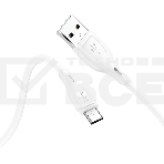 Кабель USB HOCO X61 Ultimate silicone для Micro USB, 2.4А, длина 1.0м, белый, фото4