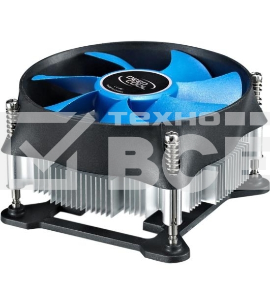 Кулер DEEPCOOL T15P OTDP-ICAS-T15P черный/синий 100мм алюминий 2800rpm 36db 4-pin 65W 46мм