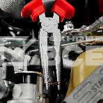 Длинногубцы прямые, 160 мм, хром-ванадий, двухкомпонентные рукоятки Matrix, фото5