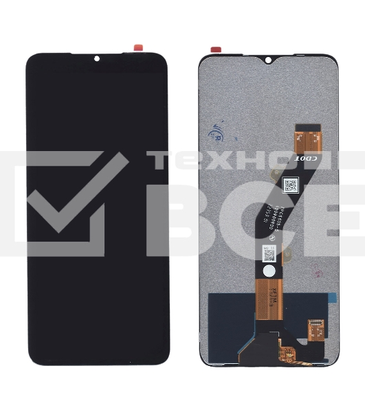 Дисплей (модуль) для Infinix Smart 7 (X6515), Tecno Spark Go 2023 в сборе с тачскрином черный