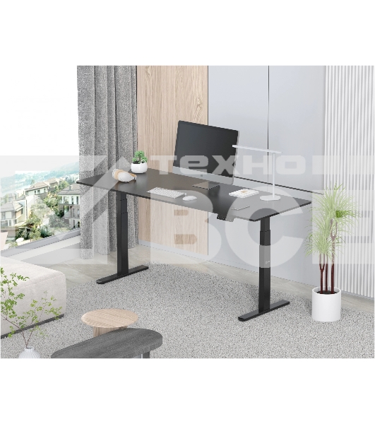 Подстолье Cactus CS-EDLF-BK каркас черный