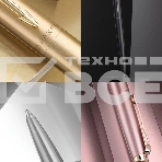 Ручка шариковая Parker Jotter Monochrome XL SE20 (CW2122756) Stainless Steel M син. черн. подар.кор., фото4