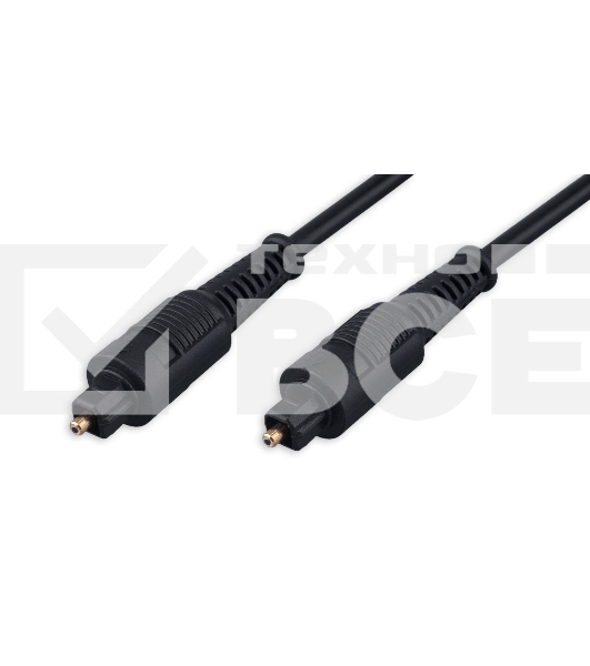 Кабель оптический Cablexpert CC-OPT-7.5M-N, Toslink 2xODT M/M, 7.5м, черный, пакет