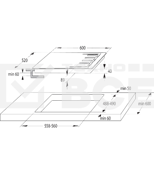 Газовая варочная панель Gorenje GW641XHF нержавеющая сталь