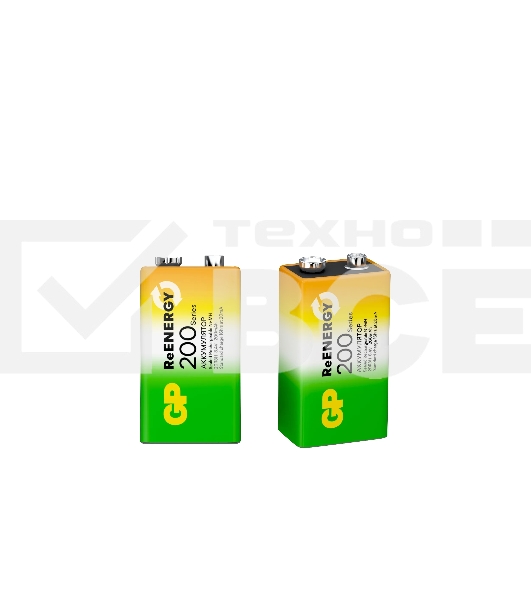 Аккумулятор GP 20R8H 9V Крона 9V NiMH 200mAh (1шт)