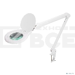 Лупа на струбцине Rexant, круглая, 5D, с подсветкой 72 SMD, сенсорный регулятор яркости, белая, фото8