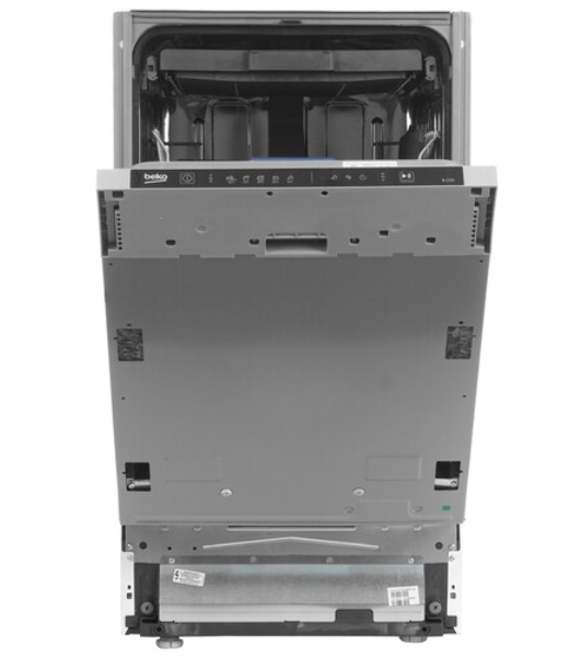 Встраиваемая посудомоечная машина Beko BDIS15063, белый, 44.8 см, 10 компл., 46 дБ, класс A
