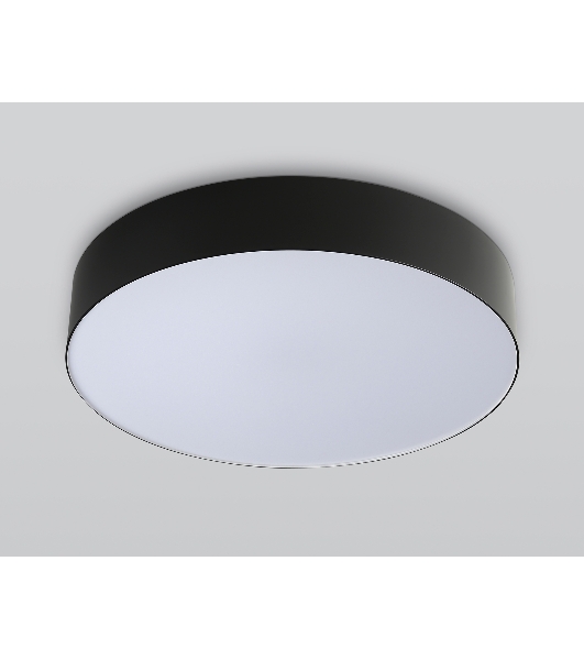 Потолочный светодиодный светильник Ambrella light FZ1360 BK черный IP20 40W 3000-6500K 390*80 (ПДУ ИК)