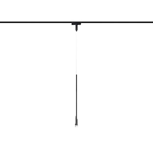 Светильник трековый светодиодный GV1637 BK черны IP20 6W 4200K 48V 38° D36*1500