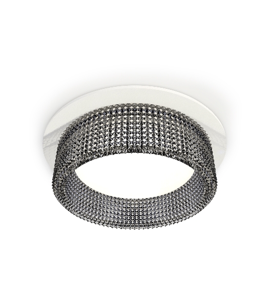 Комплект встраиваемого светильника Ambrella light XC8050031 SWH/BK белый песок/тонированный GX53 (C8050, N8484)
