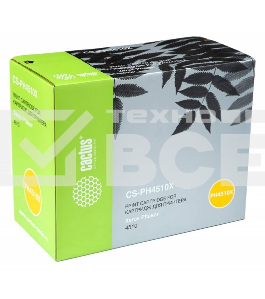 Картридж лазерный Cactus CS-PH4510X (113R00712) черный (19000 стр.) для Phaser 4510