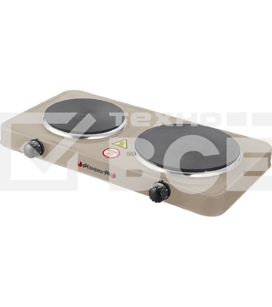 Электроплитка Energy EN-903E 1000+1500Вт Ф155+185мм чугун