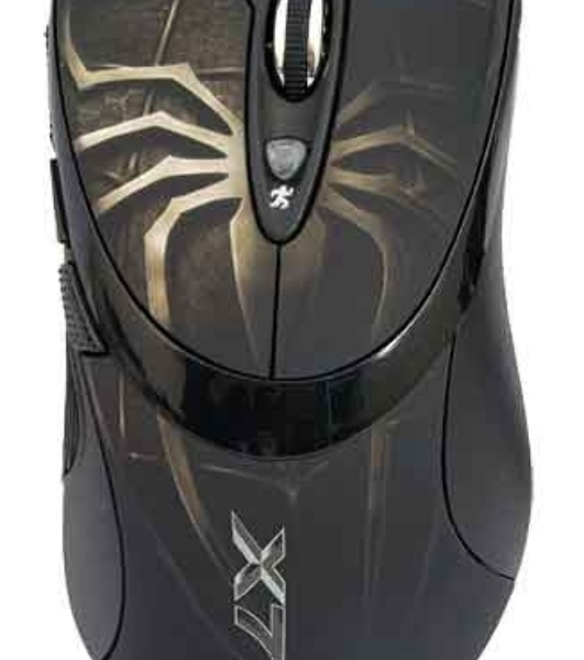 Мышь проводная A4Tech XL-747H коричневый, 3600 dpi, USB, кнопки - 7