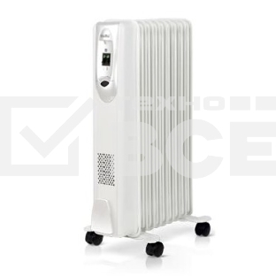 Масляный обогреватель Ballu Comfort BOH/CM-09WDN (9 секций) белый, 2000 Вт, 25 м2, термостат