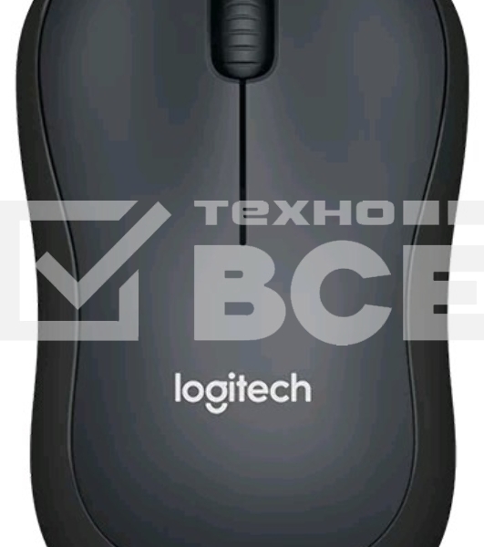 Мышь беспроводная Logitech M220 SILENT черный, 1000 dpi, радиоканал, USB, кнопки - 3