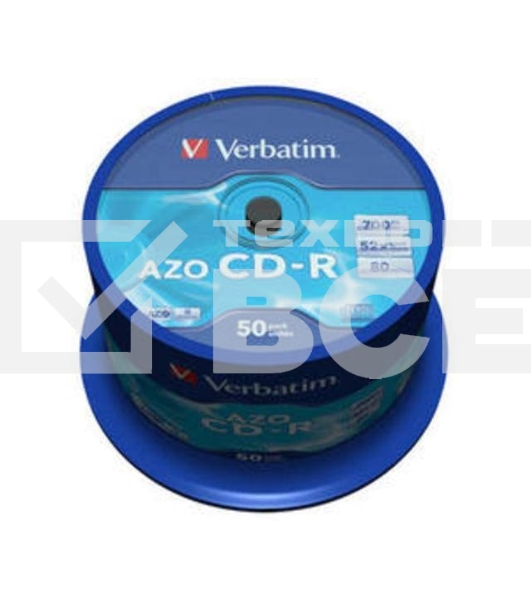 Диск CD-R Verbatim 700Mb 48x Cake Box (50шт) (43343)