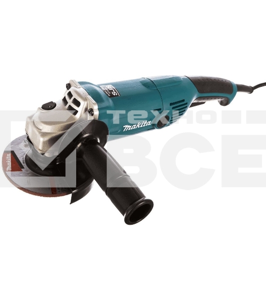 Угловая шлифовальная машина Makita GA5021 ф125мм GA5021 1050Вт,11000об\м,2.3кг,кор,муфта SJS,фикс вкл-ля,шлиф диск