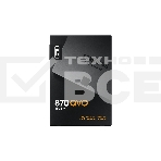 Накопитель SSD Samsung 870 QVO, 2Tb, SATA III, 2.5