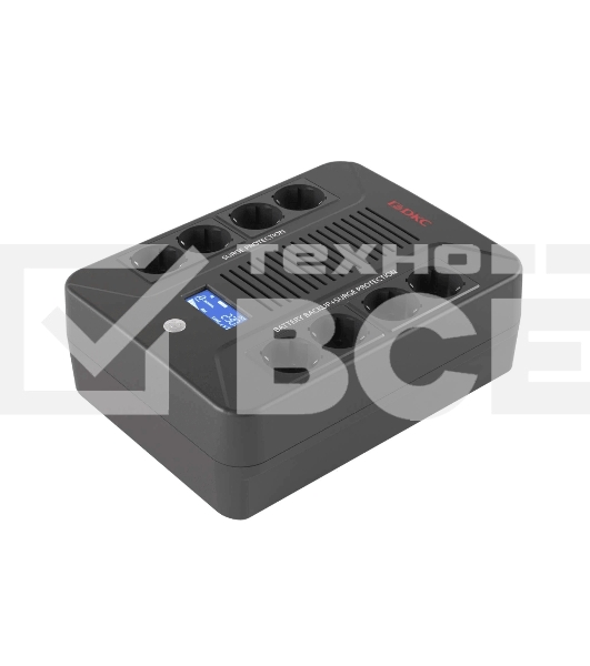 Линейно-интерактивный ИБП ДКС серии Info PDU, 1000 ВА/720 Вт, 1/1,8xSchuko, LCD, 1x9Aч